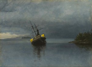 アンコンの難破船 作： Albert Bierstadt